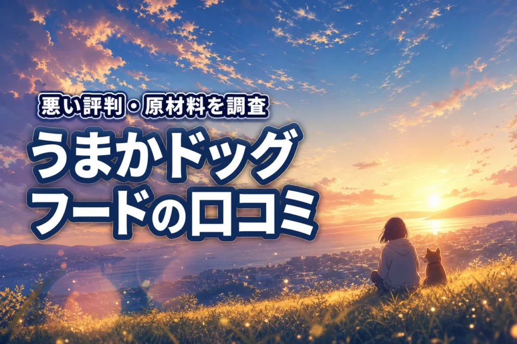 うまかドッグフードの口コミは？悪い評判や原材料も調査！