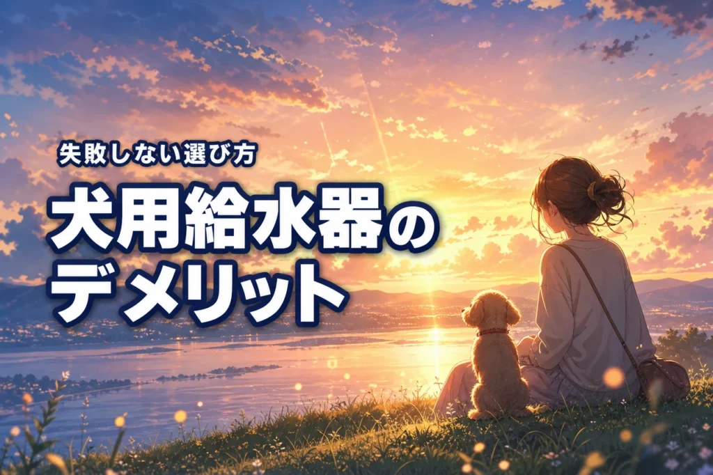 犬用給水器のデメリットとは？購入前に知るべき注意点を徹底解説！