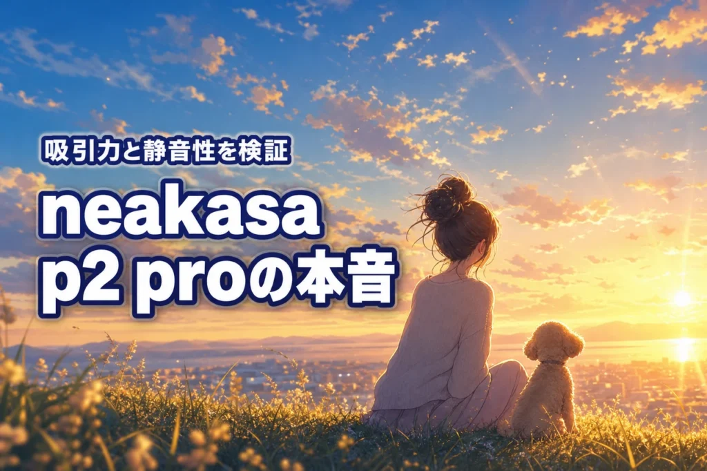 neakasa p2 proの口コミは？吸引力と静音性を検証した5つの本音