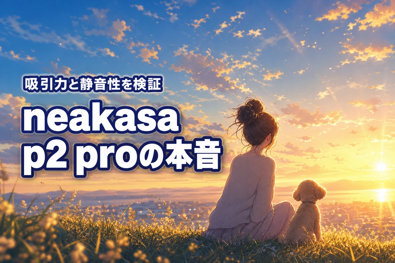 neakasa p2 proの口コミは？吸引力と静音性を検証した5つの本音