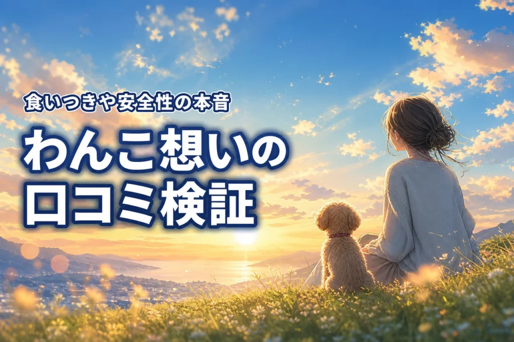 わんこ想いの口コミは本当？食いつきや安全性など飼い主の本音を忖度なしで公開